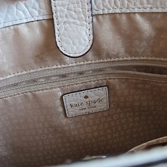 kate spade Cream Leather Tote - Picture 3 of 6